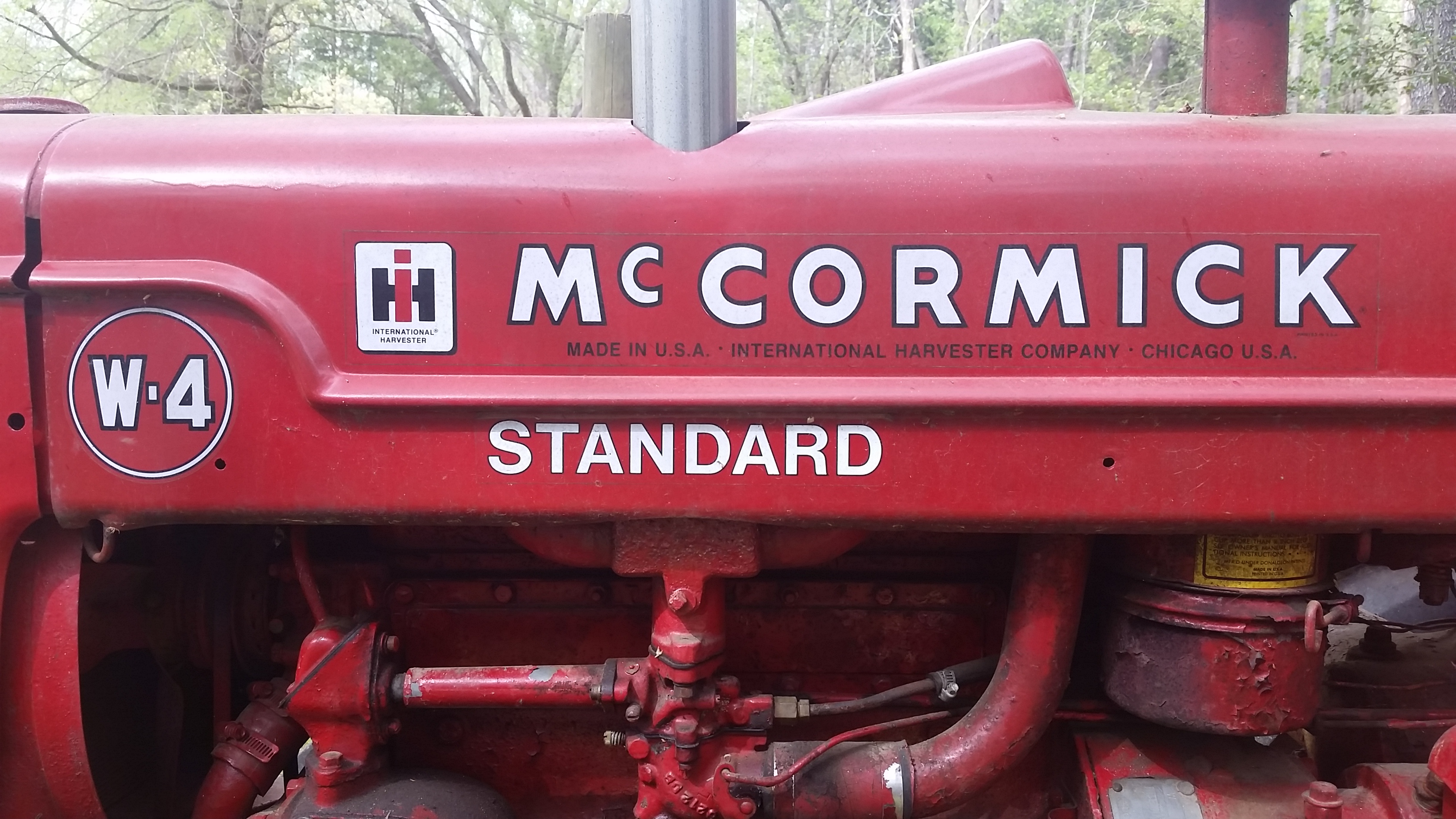 McCormick Deering IH W-4 Standard 3-Cyl Diesel Tractor With